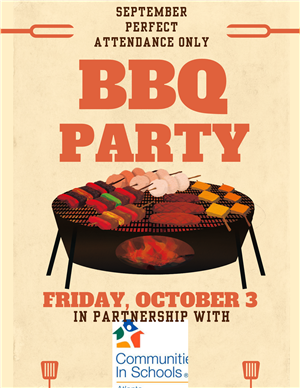 September Perfect Attendance BBQ